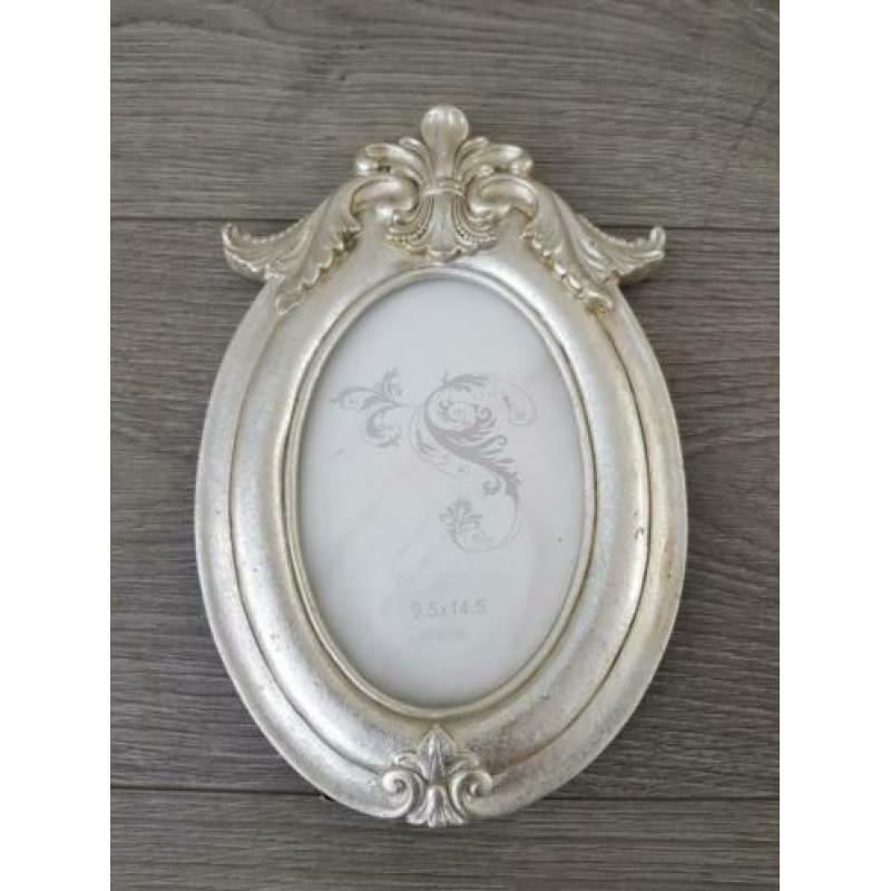 XENOS zilverkleurige fotolijst 9,5×14,5 cm (NJ814)