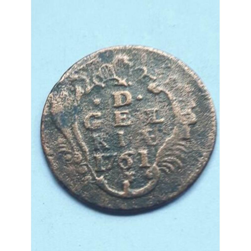 Duit 1761 Gelderland (2)