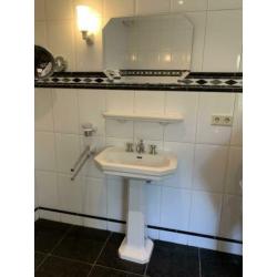 Duravit 1930 wastafels compleet met planchet en spiegels