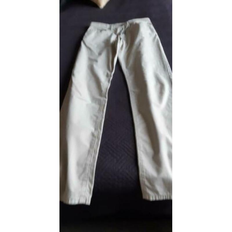 Pierre cardin beige broek type deauville maat 32 lengte 34