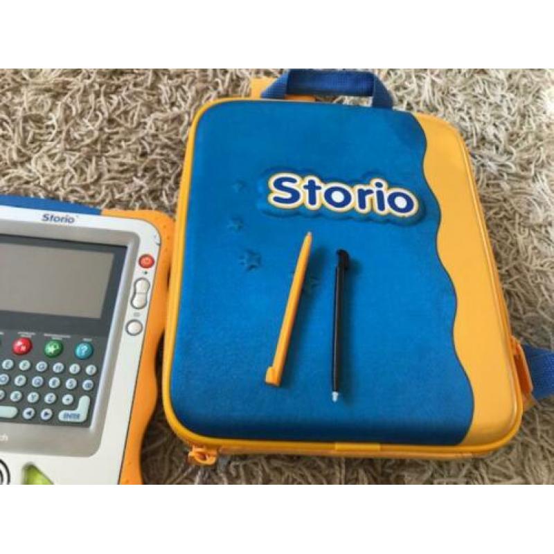 2 vtech storio’s met tasjes,extra pennen en de