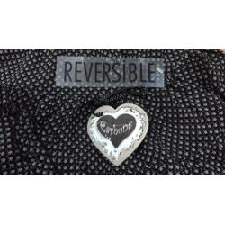 Superleuke rok reversible Carbone maat 98