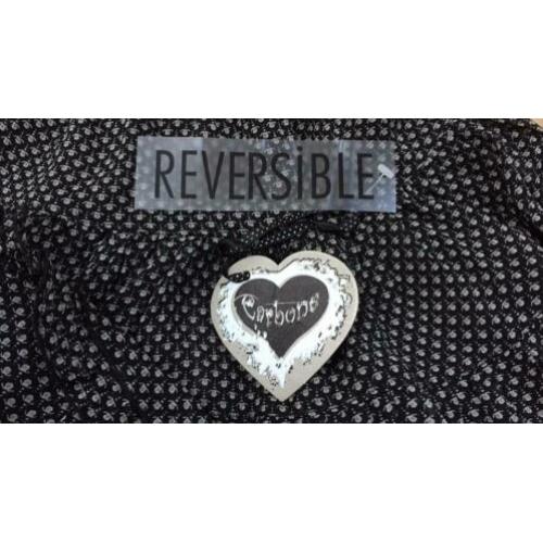 Superleuke rok reversible Carbone maat 98