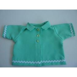 Cape of een jasje voor de baby pop van 43 cm.Poppenkleertjes
