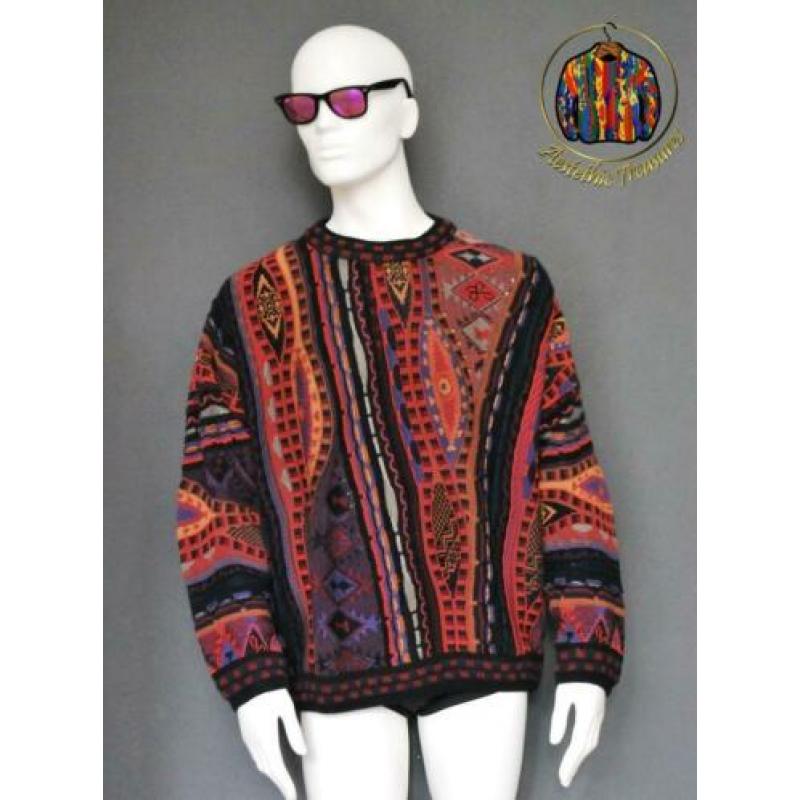 Carlo Alberto Trui/Sweater Vintage Coogi Style maat M