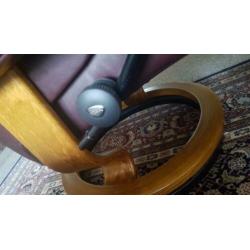 Stressless fauteuil donker aubergine