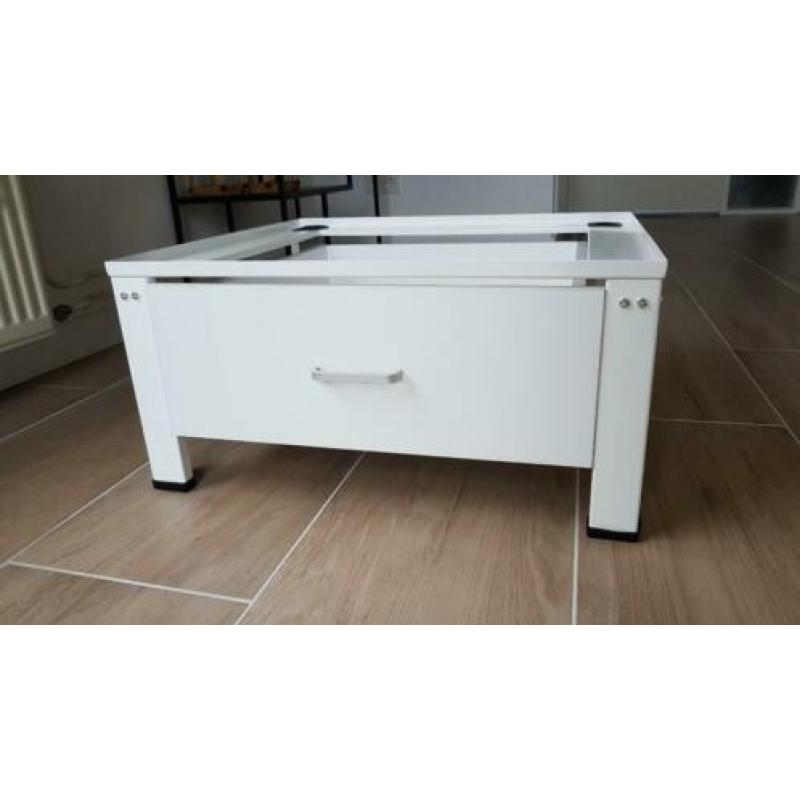 Verhoger voor Wasmachine met Lade Wit