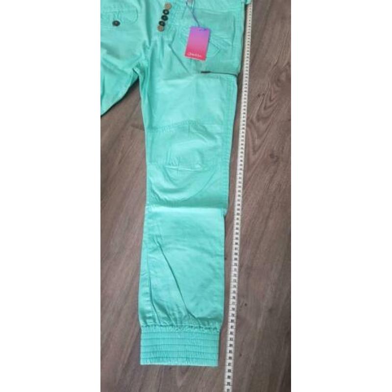Nieuwe Geisha broek opal green/ mint groen maat 152
