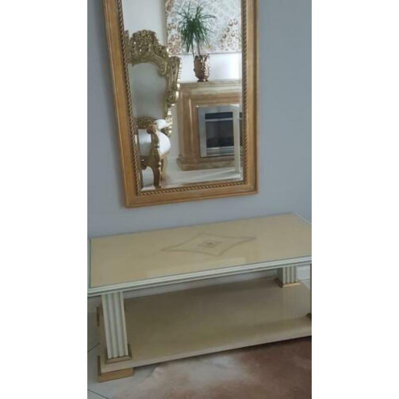 Salontafel cremekleurig italiaans design