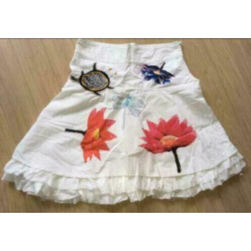 DESIGUAL Prachtige witte rok , maat 40