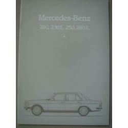 Folder Mercedes-Benz 200, 230 E, 250, 280 E W123 1981