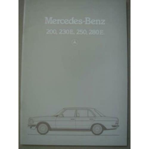 Folder Mercedes-Benz 200, 230 E, 250, 280 E W123 1981