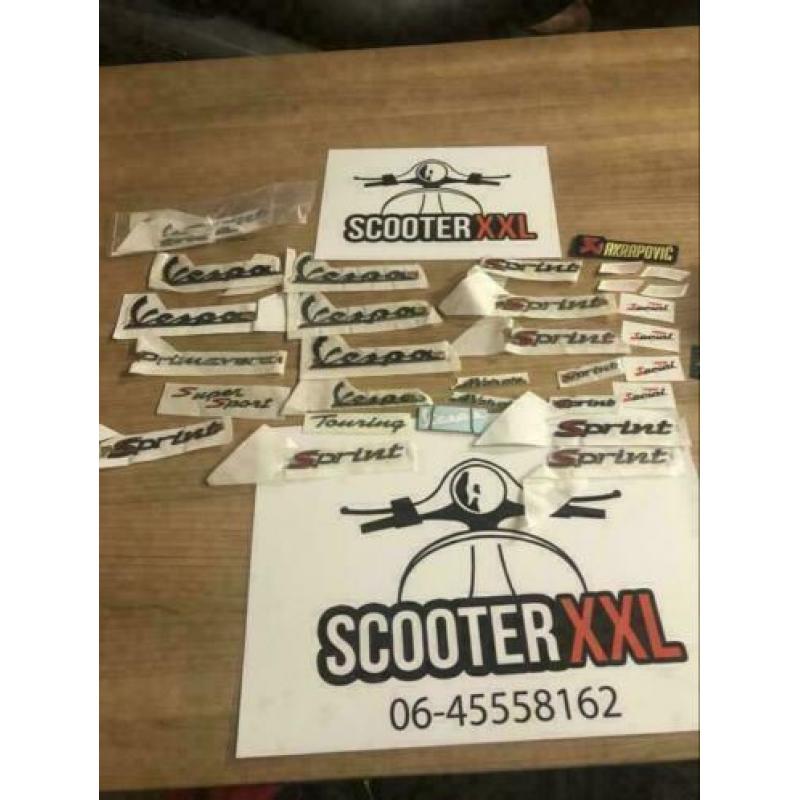 Piaggio Vespa S LX Sprint Primavera stickers ORIGINEEL