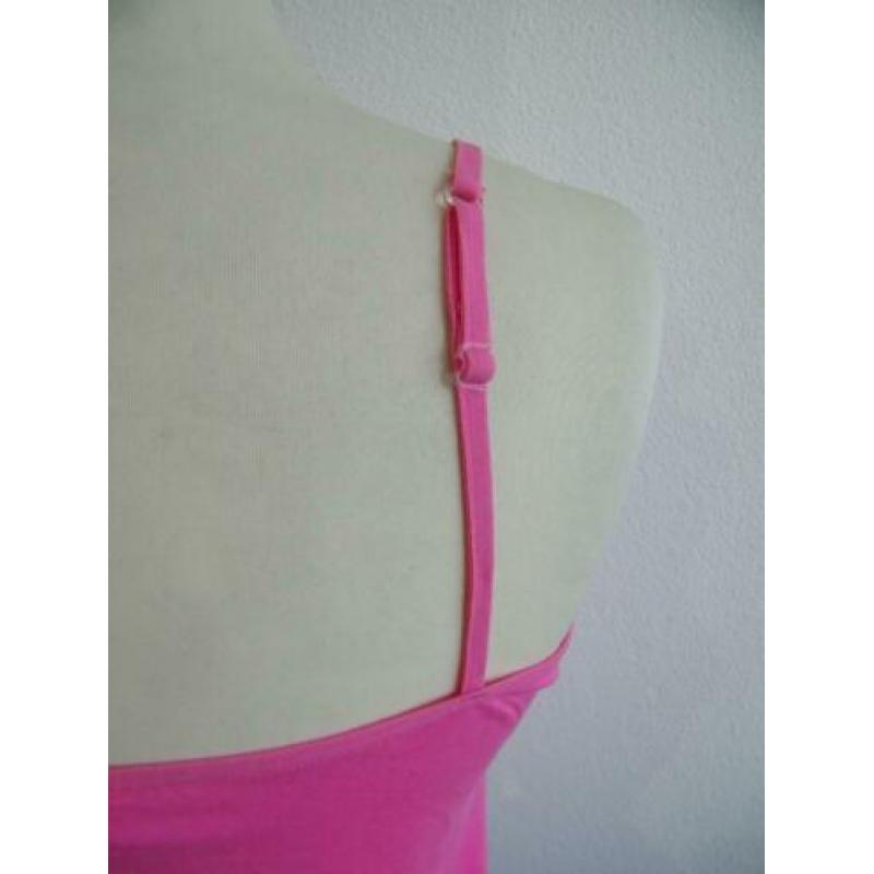 Dames Top Roze met Spaghettibandjes Maat L