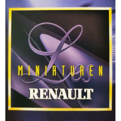 Miniaturen modelauto's RENAULT - Catalogus 2000