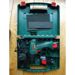 Accu boormachine van Bosch PSR 960 + bits/borenset.