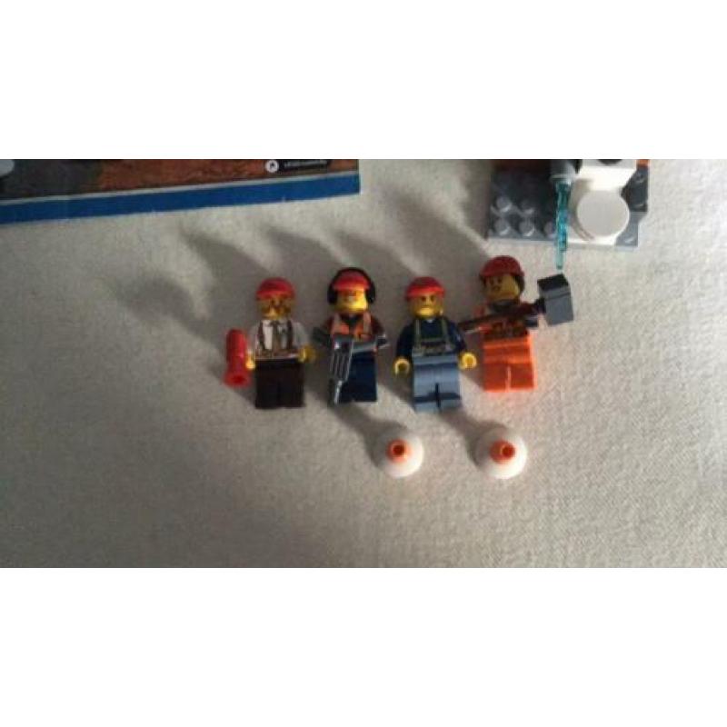 Lego city 60072 slopers crew met bb en 4 minifiguren.