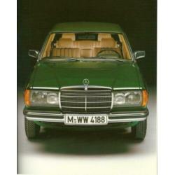 Folder Mercedes-Benz 200, 230 E, 250, 280 E W123 1981