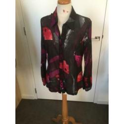 Prachtige blouse van Bonita (46) Voileachtige stof...