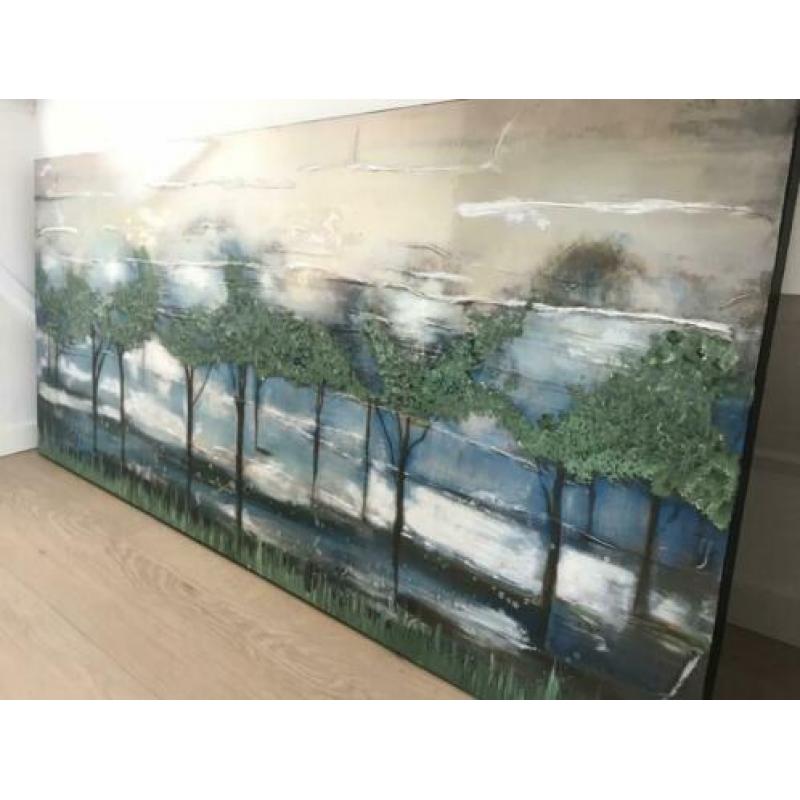 Canvas schilderij | in nieuwstaat | 180x80 | landschap