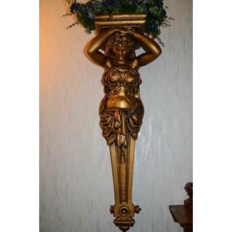 Mariabeeld Godin Vrouwenfiguur (goud gouden)