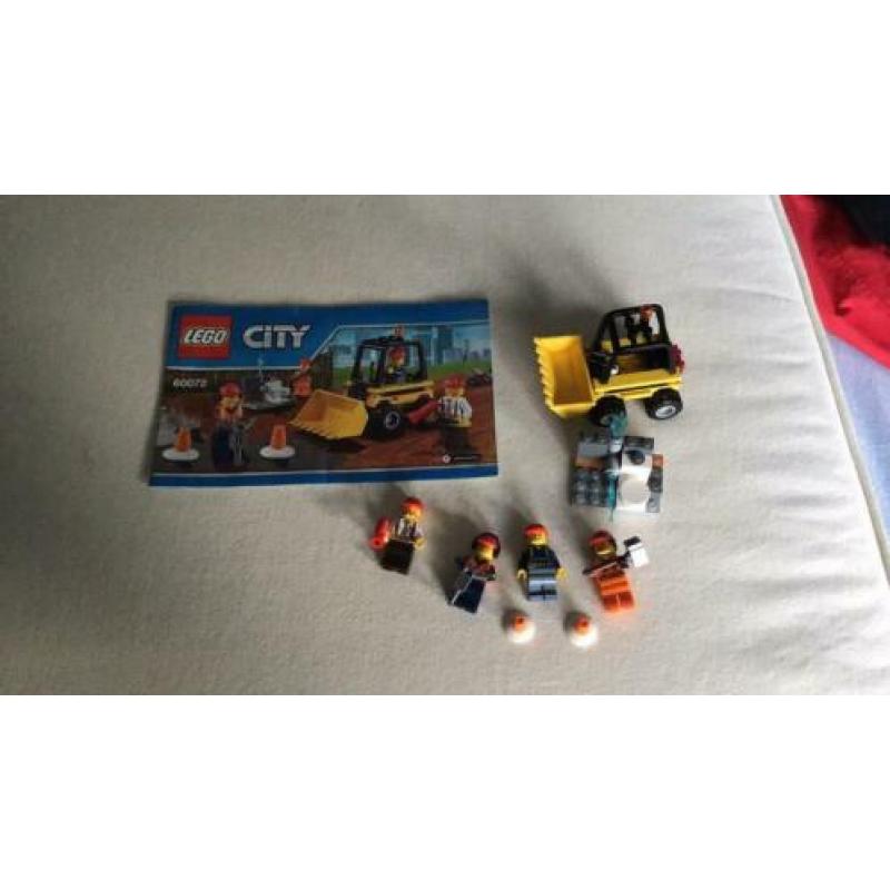 Lego city 60072 slopers crew met bb en 4 minifiguren.