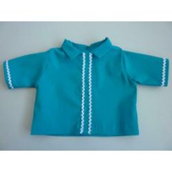 Cape of een jasje voor de baby pop van 43 cm.Poppenkleertjes