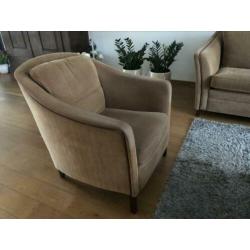 2,5 bankje met bijpassende fauteuil