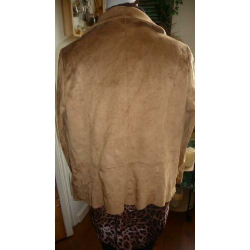 Suedine ibiza boho festival jasje maat 42 m l
