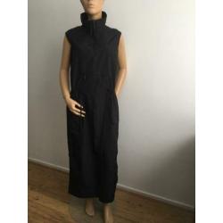 Blacky dress jurk zwart 42/XL lang travelstof