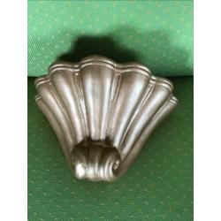 Console 19 cm br 10 cm hoog terra cotta steen golf patroon