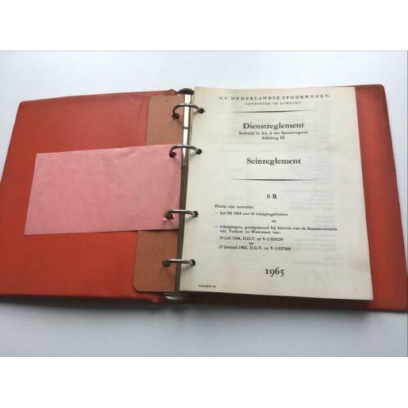 NS Nederlandse spoorwegen. Seinregelement 1965
