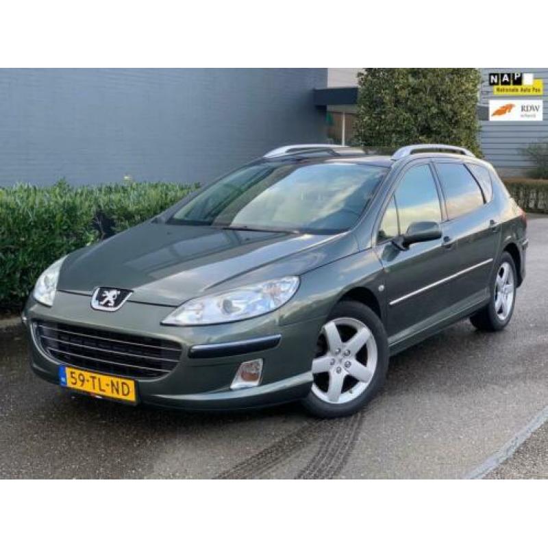 Peugeot 407 SW 2.0-16V XT ?NAP|AUT|LEDER|PANO|NAVI|STOELVERW