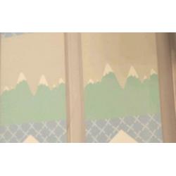 Muurstickers groen / mint kleur Bergen.