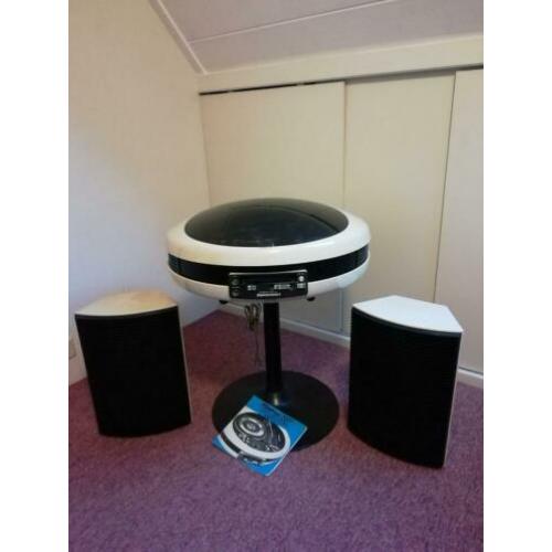 Werkende unieke retro vinyl draaitafel/pick up uit 1975
