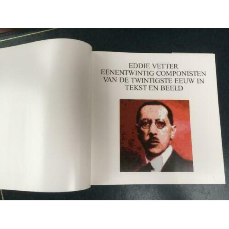 Eddy Vetter 21 Componisten v.d. 20e Eeuw in Tekst en beeld