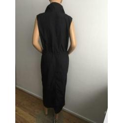 Blacky dress jurk zwart 42/XL lang travelstof