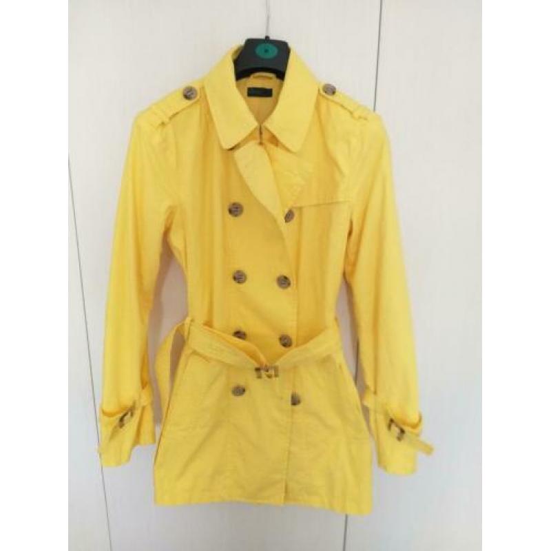 Benetton double breasted trenchcoat italian size 46 ZGAN