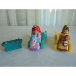 Hobbel prinssessen little people 2 x