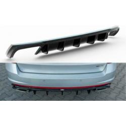 Achterlip spoiler diffuser lip - Skoda Octavia RS 13-