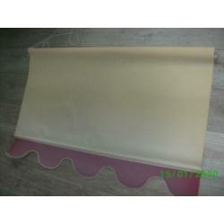 rolgordijn klein maat 118cm breed 112cm hoog geel donker ro