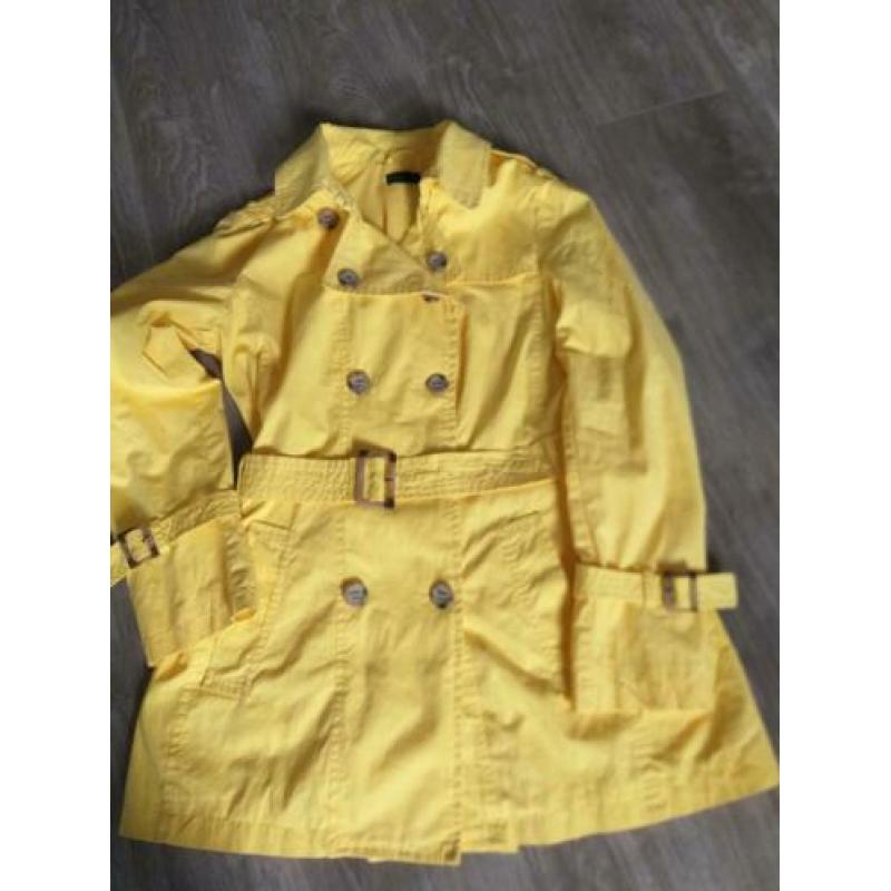 Benetton double breasted trenchcoat italian size 46 ZGAN