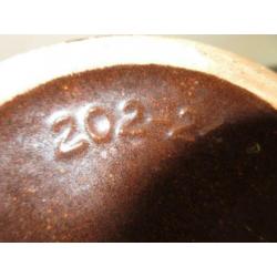 Vintage Scheurich Keramik 202 24 vaas bruintinten