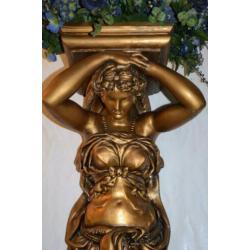 Mariabeeld Godin Vrouwenfiguur (goud gouden)