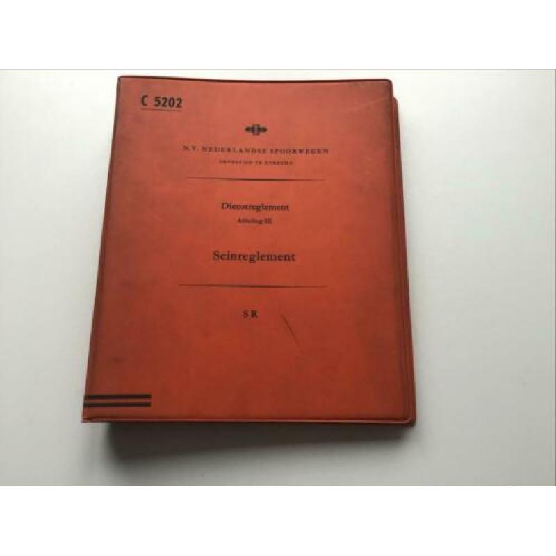 NS Nederlandse spoorwegen. Seinregelement 1965