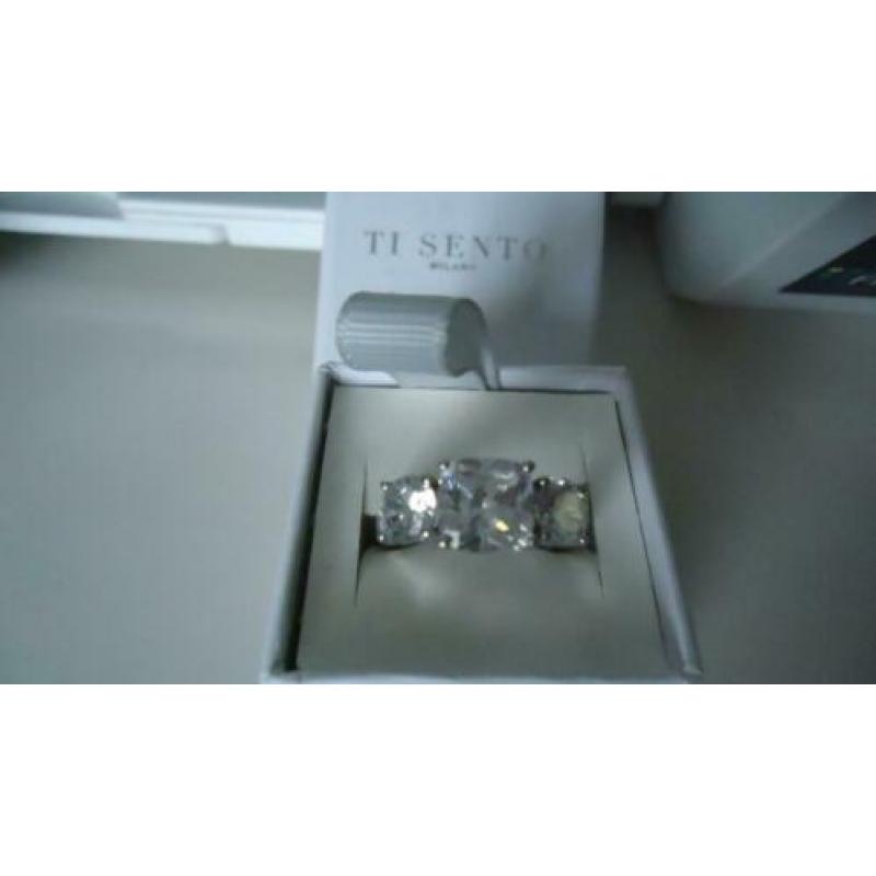 Zilveren Ti Sento ring