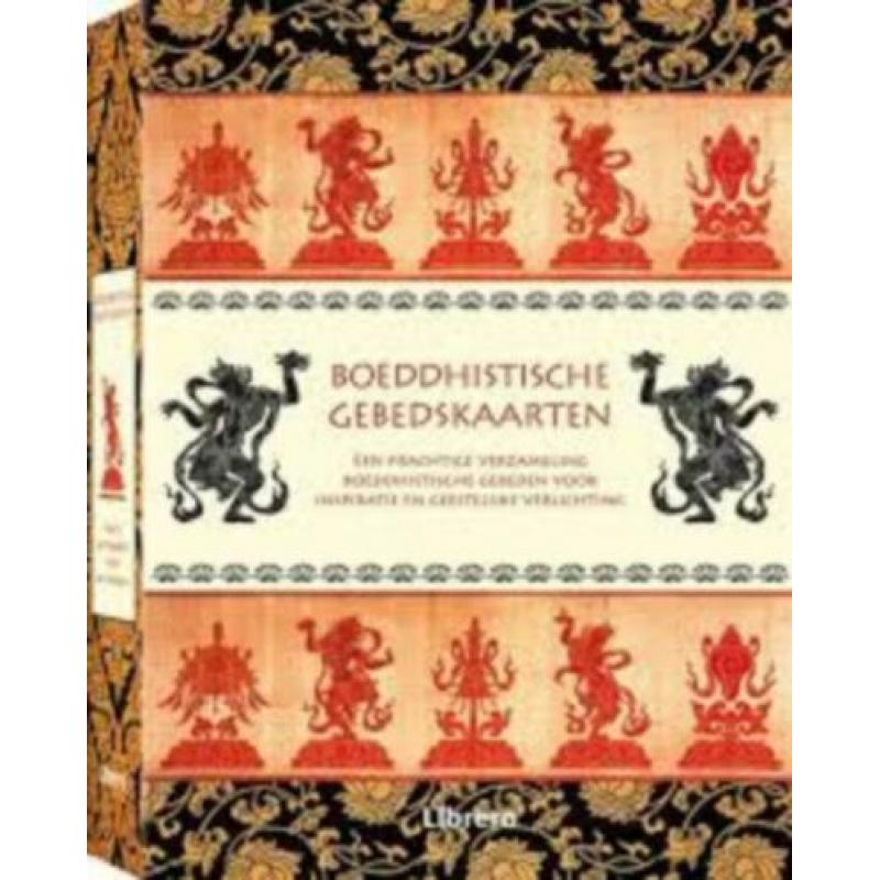 Boeddhistische gebedskaarten in luxe cassette
