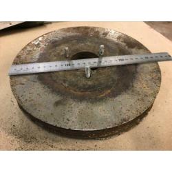 Slootsmid grote schijven 265mm en kouters
