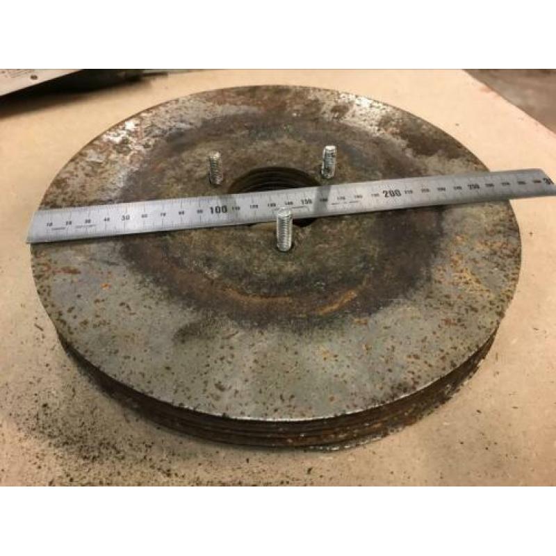 Slootsmid grote schijven 265mm en kouters