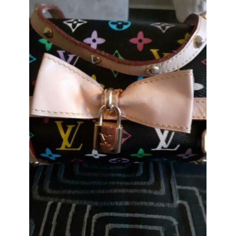 louis vuitton zwart multicolor